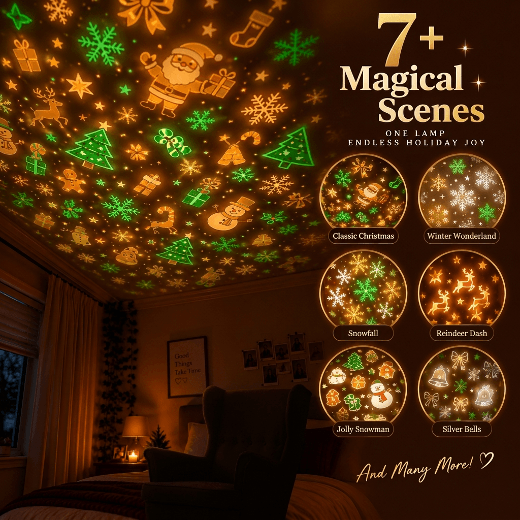 HushStrap™ Christmas Projector