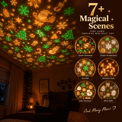 HushStrap™ Christmas Projector